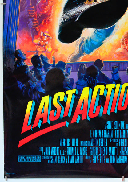 Last Action Hero (Bottom Left) Cinema One Sheet Movie Poster 