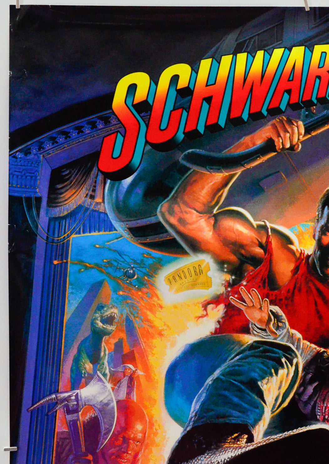 Last Action Hero (Top Left) Cinema One Sheet Movie Poster 