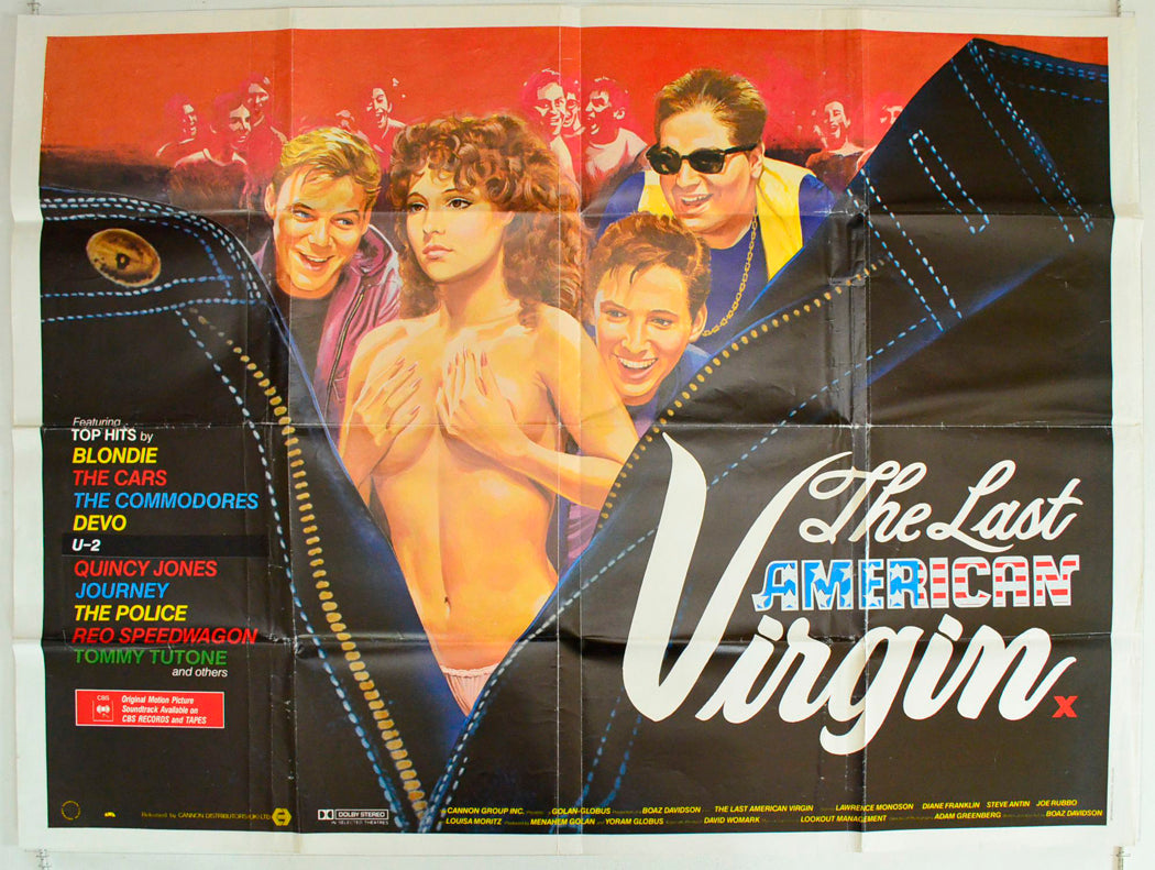 The Last American Virgin Original British Quad Poster - Film Poster - Movie Poster 