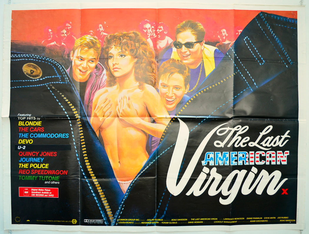 The Last American Virgin Original Quad Poster - Film Poster - Movie Poster  