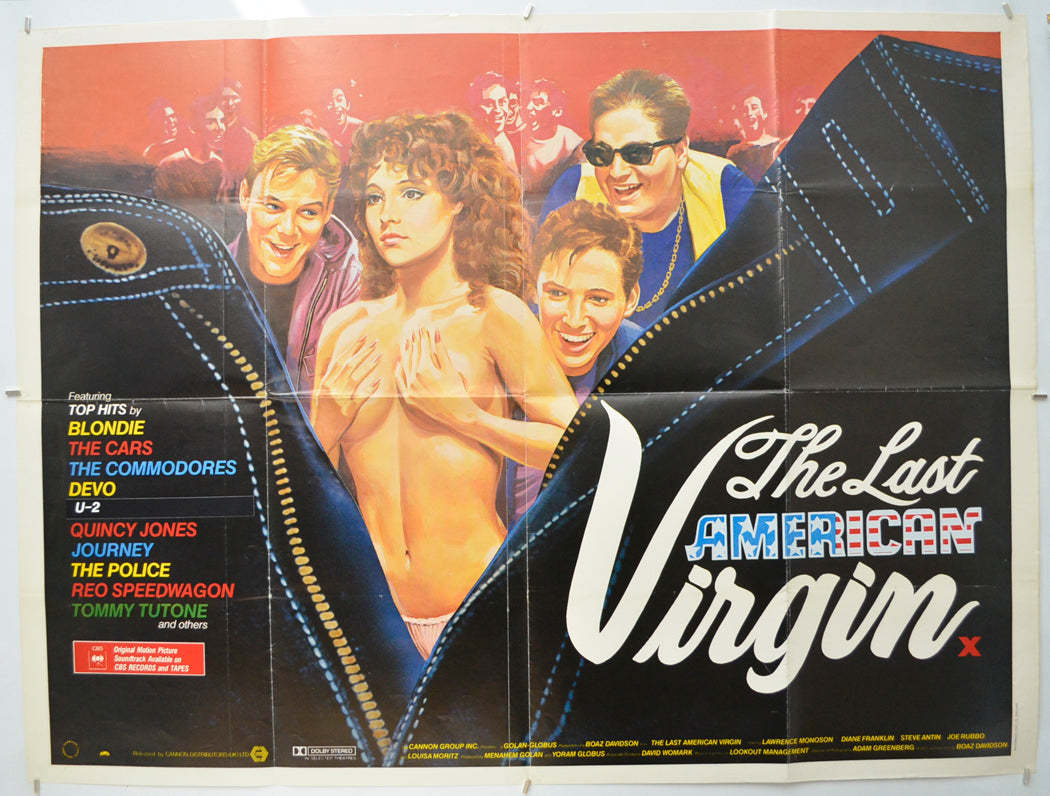 The Last American Virgin Original Quad Poster - Film Poster - Movie Poster