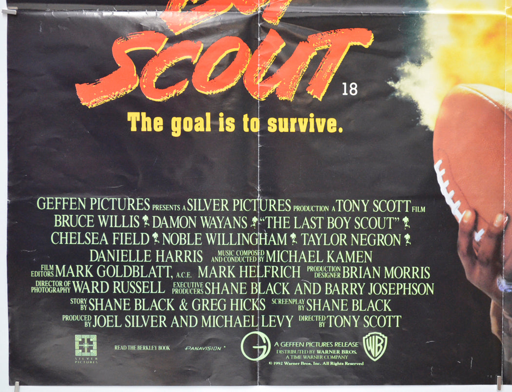 THE LAST BOY SCOUT (Bottom Left) Cinema Quad Movie Poster 