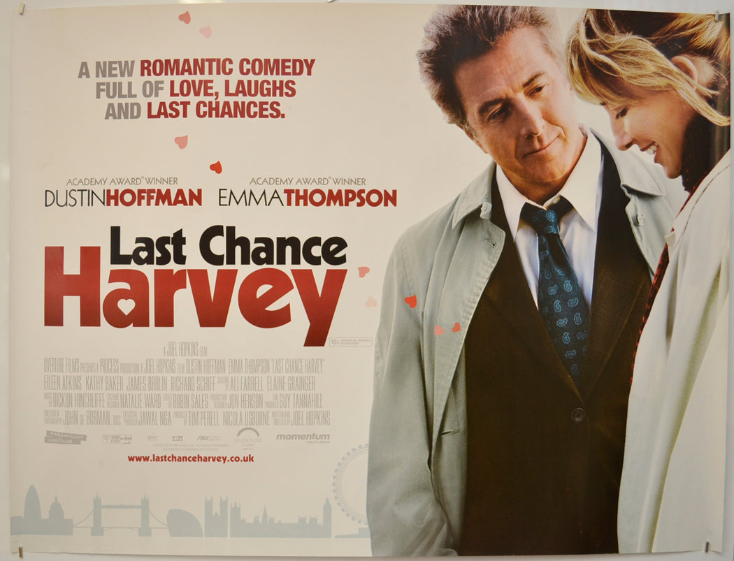 Last Chance Harvey  Original Quad Poster - Film Poster - Movie Poster