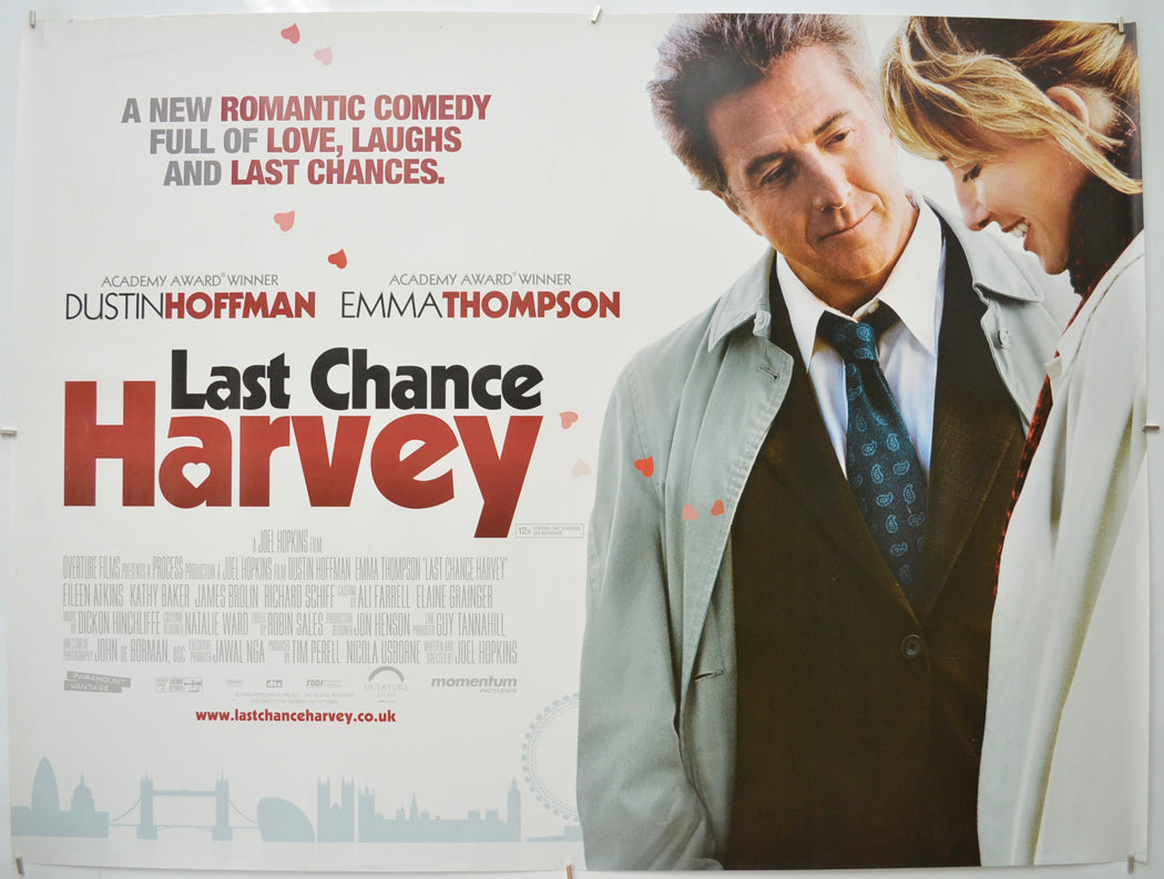 Last Chance Harvey Original Quad Poster - Film Poster - Movie Poster  