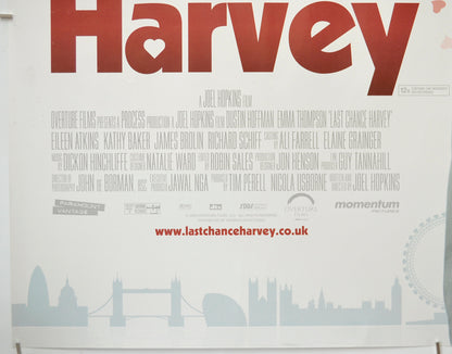 LAST CHANCE HARVEY (Bottom Left) Cinema Quad Movie Poster 