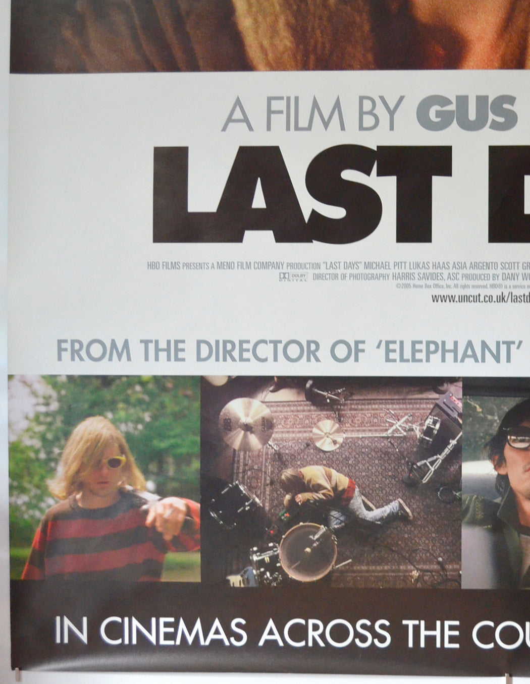 LAST DAYS (Bottom Left) Cinema 4-sheet Movie Poster 