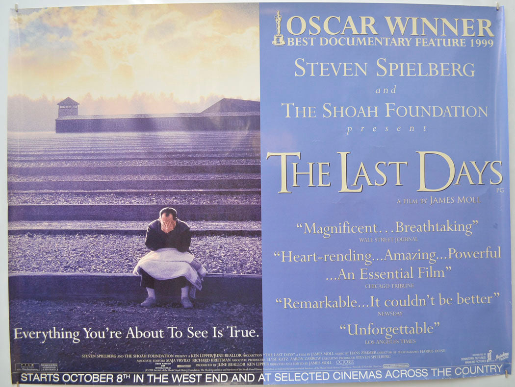 The Last Days Original Quad Poster - Film Poster - Movie Poster