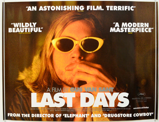 Last Days  Original British Quad Poster - Film Poster - Movie Poster 