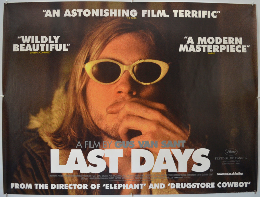 Last Days Original Quad Poster - Film Poster - Movie Poster