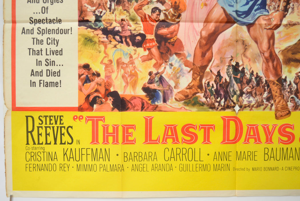 THE LAST DAYS OF POMPEII (Bottom Left) Cinema Quad Movie Poster 