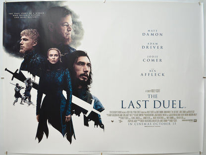 The Last Duel Original Quad Poster - Film Poster - Movie Poster