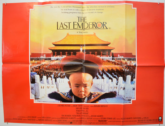 The Last Emperor  Original Quad Poster - Film Poster - Movie Poster