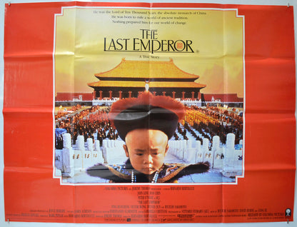 The Last Emperor Original Quad Poster - Film Poster - Movie Poster