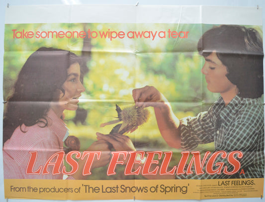 Last Feelings  Original Quad Movie Poster  