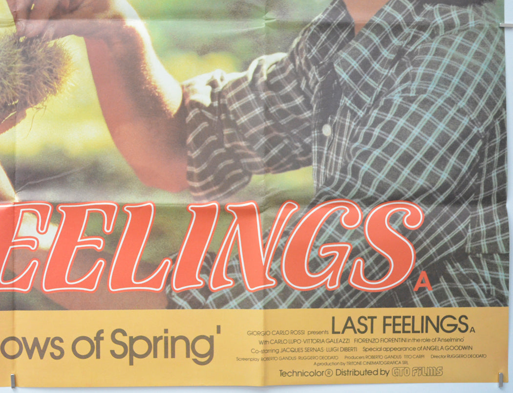 LAST FEELINGS (Bottom Right) Cinema Quad Movie Poster 