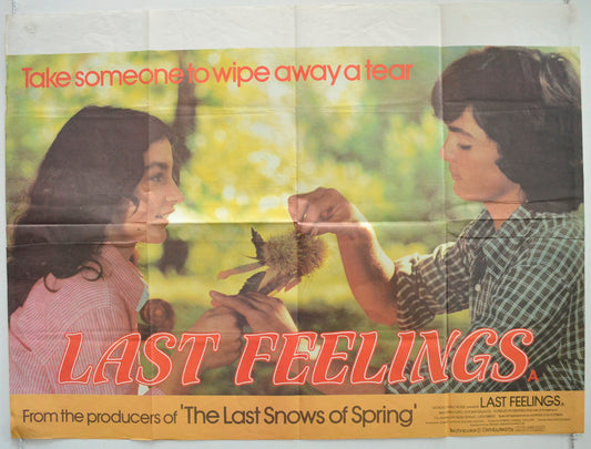 Last Feelings  Original British Quad Poster - Film Poster - Movie Poster 