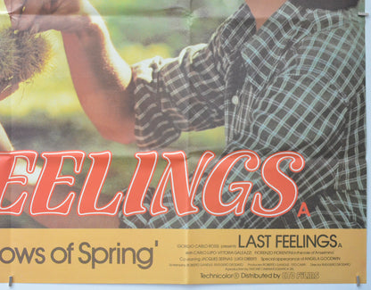 LAST FEELINGS (Bottom Right) Cinema Quad Movie Poster 