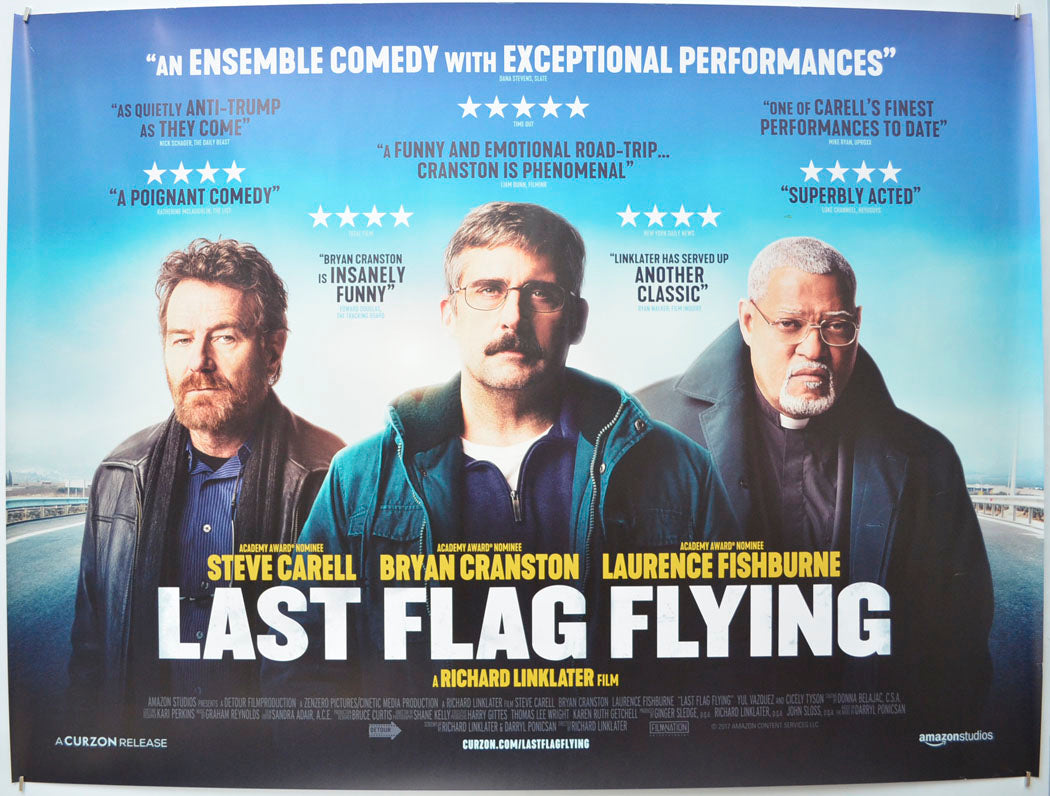 Last Flag Flying  Original Quad Poster - Film Poster - Movie Poster