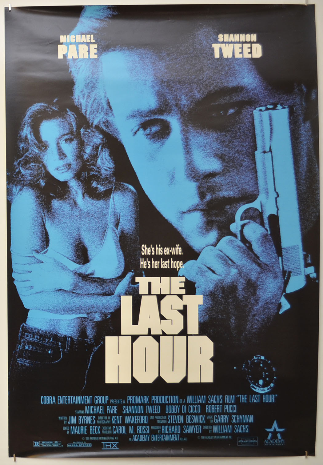 The Last Hour (a.k.a. Concrete War) Original One Sheet Poster - Film Poster - Movie Poster