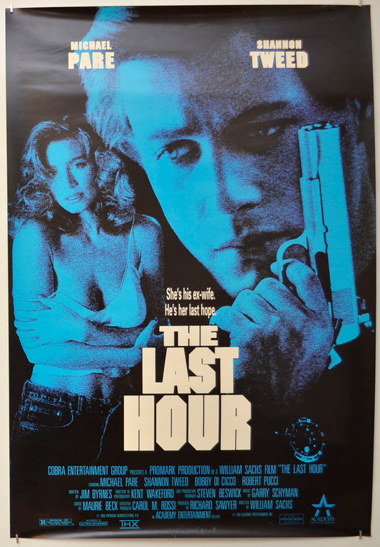 The Last Hour (a.k.a. Concrete War) Original One Sheet Poster - Film Poster - Movie Poster