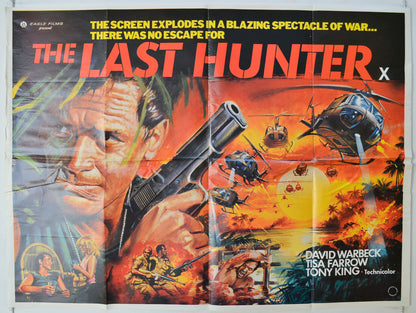 The Last Hunter   Original Quad Poster - Film Poster - Movie Poster 