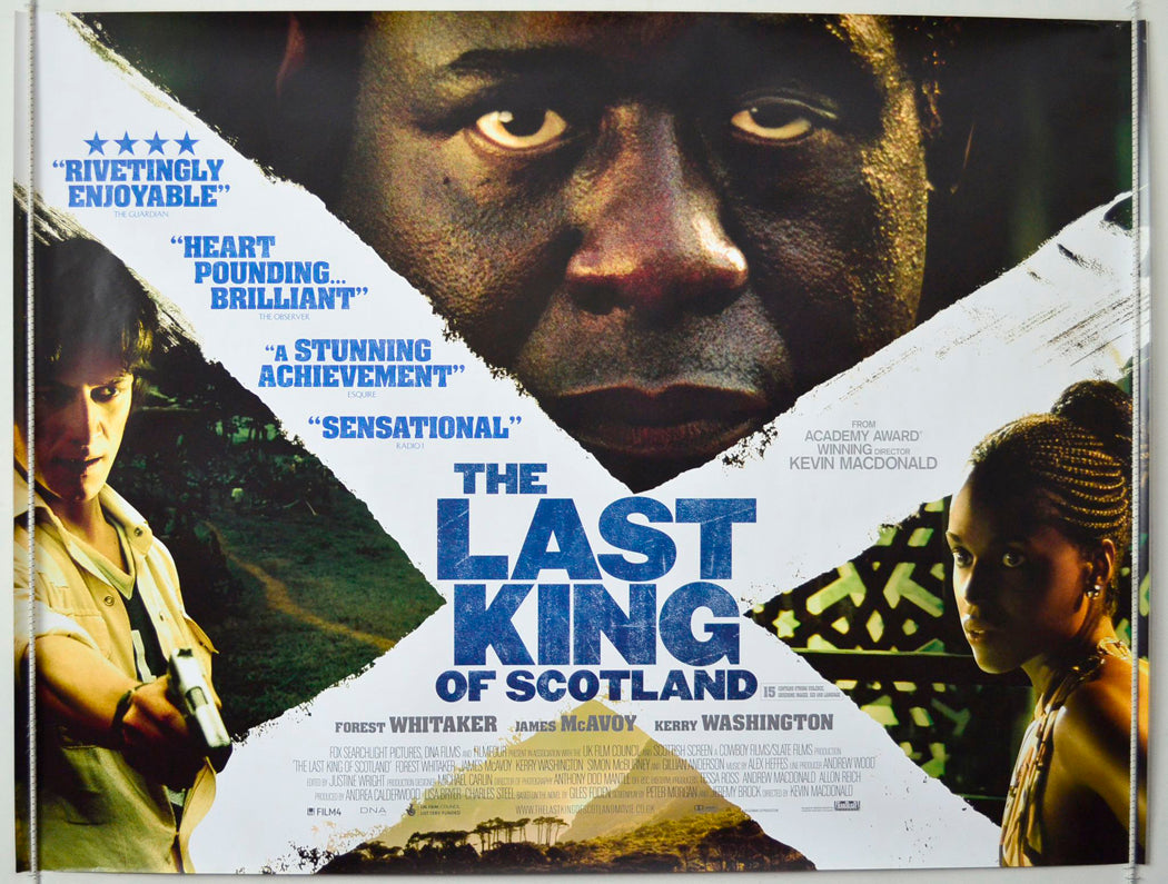 The Last King Of Scotland Original British Quad Poster - Movie Poster