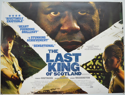 The Last King Of Scotland Original Quad Poster - Film Poster - Movie Poster