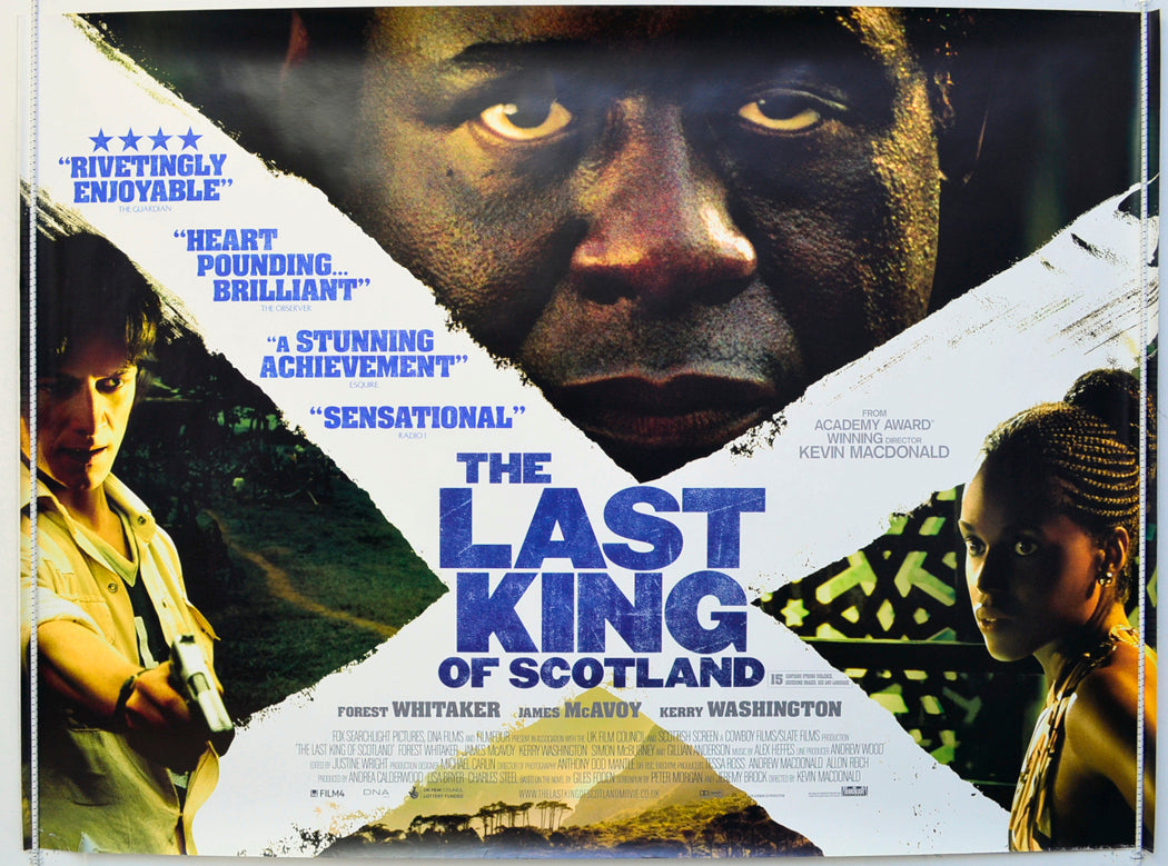 The Last King Of Scotland  Original British Quad Poster - Film Poster - Movie Poster 