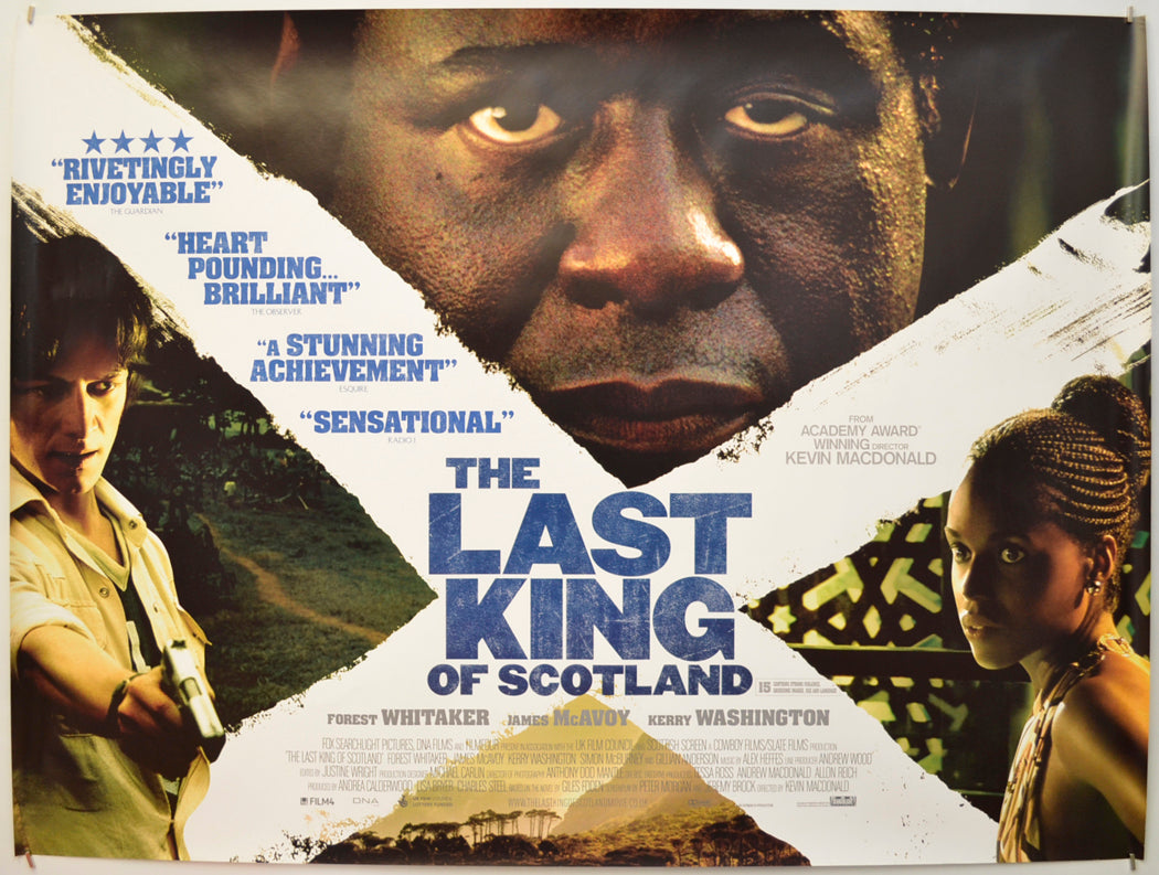 The Last King Of Scotland Original Quad Poster - Film Poster - Movie Poster