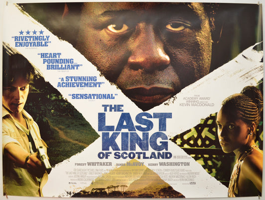 The Last King Of Scotland Original Quad Poster - Film Poster - Movie Poster