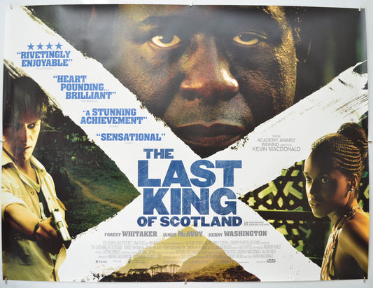 The Last King Of Scotland Original Quad Poster - Film Poster - Movie Poster  