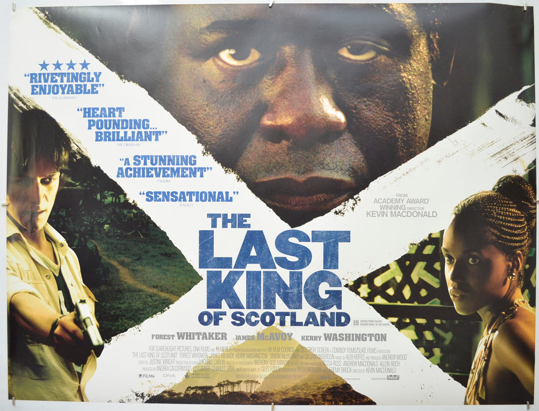 The Last King Of Scotland Original Quad Poster - Film Poster - Movie Poster