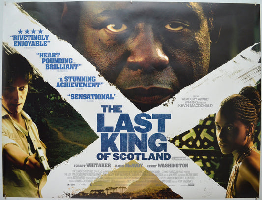 The Last King Of Scotland Original Quad Poster - Film Poster - Movie Poster