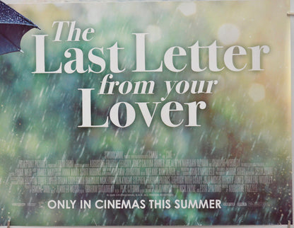 THE LAST LETTER FROM YOUR LOVER (Bottom Right) Cinema Quad Movie Poster 