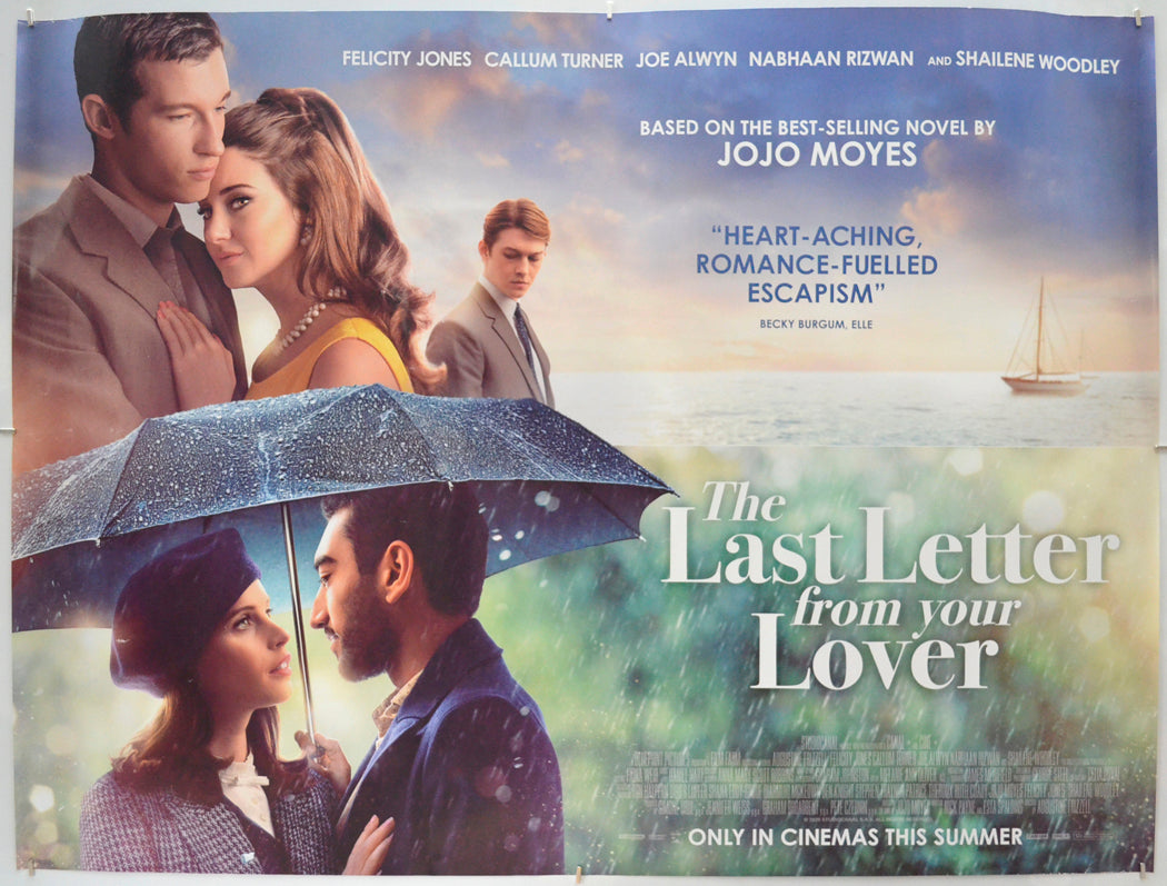 The Last Letter From Your Lover - Original Quad Poster - Film Poster - Movie Poster