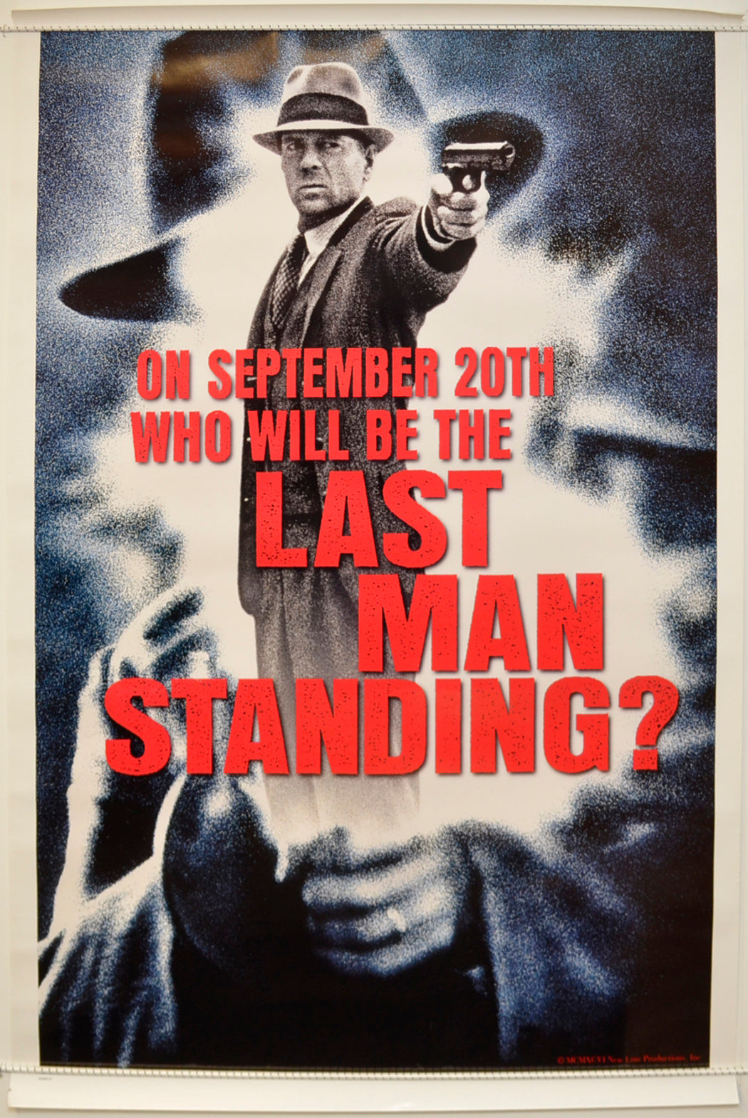 Last Man Standing  (Teaser / Advance Version)  Original One Sheet Poster - Film Poster - Movie Poster 