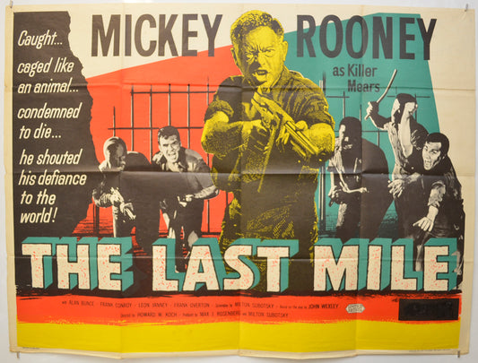 The Last Mile Original Quad Poster - Film Poster - Movie Poster