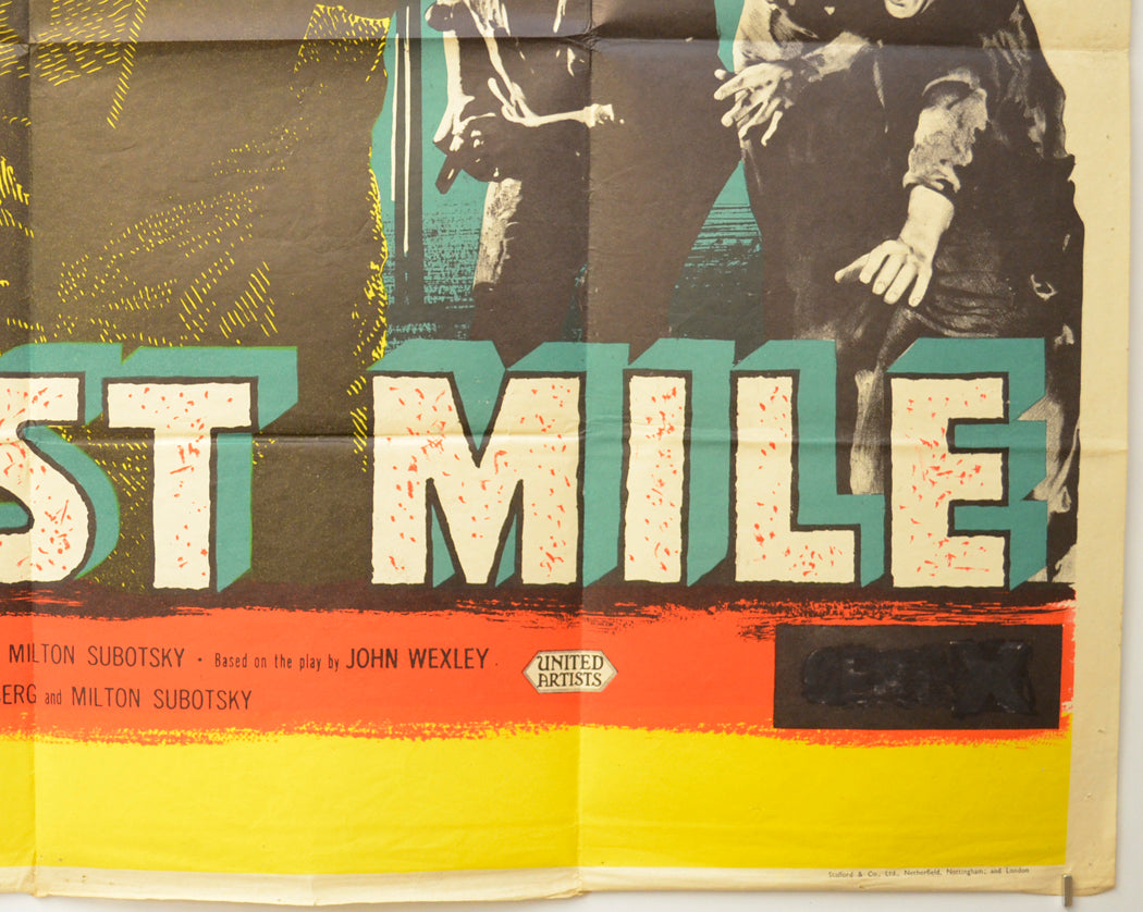 THE LAST MILE (Bottom Right) Cinema Quad Movie Poster 