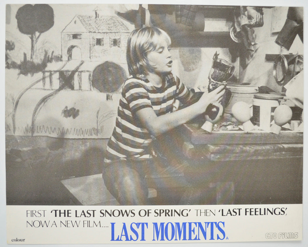 LAST MOMENTS (Card 2) Cinema Colour FOH Stills / Lobby Cards 