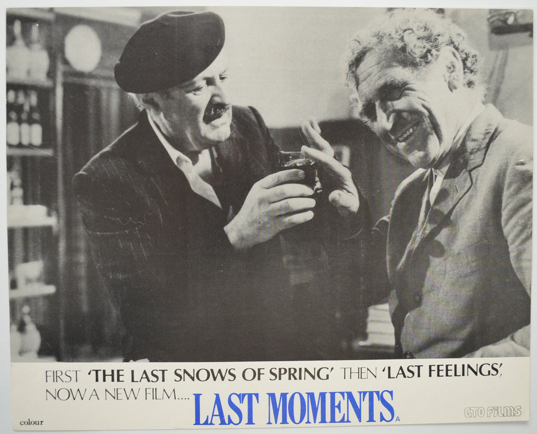 LAST MOMENTS (Card 3) Cinema Colour FOH Stills / Lobby Cards 