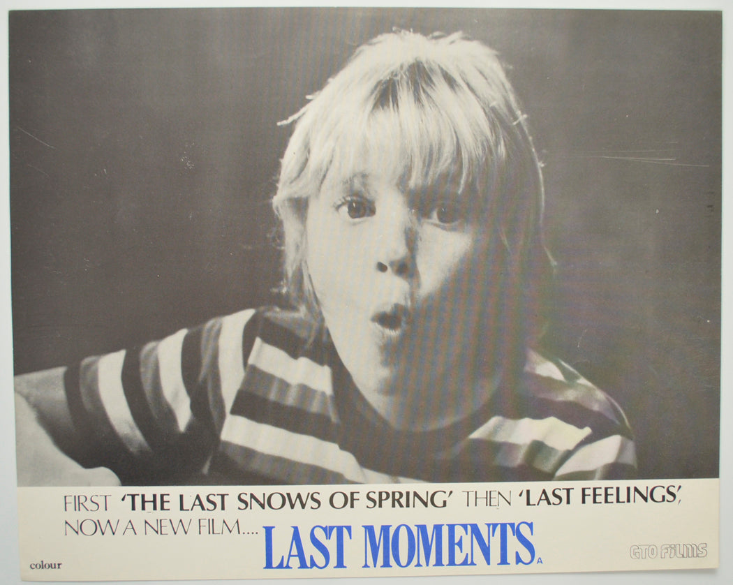 LAST MOMENTS (Card 5) Cinema Colour FOH Stills / Lobby Cards 