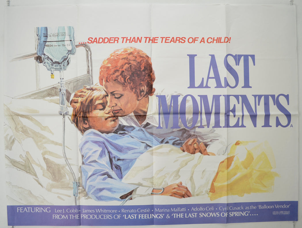 Last Moments  (a.k.a. il venditore di palloncini)  Original Quad Poster - Film Poster - Movie Poster 