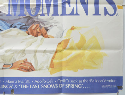 LAST MOMENTS (Bottom Right) Cinema Quad Movie Poster 