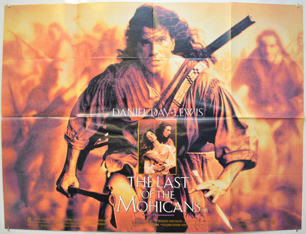 The Last Of The Mohicans  Original Quad Poster - Film Poster - Movie Poster