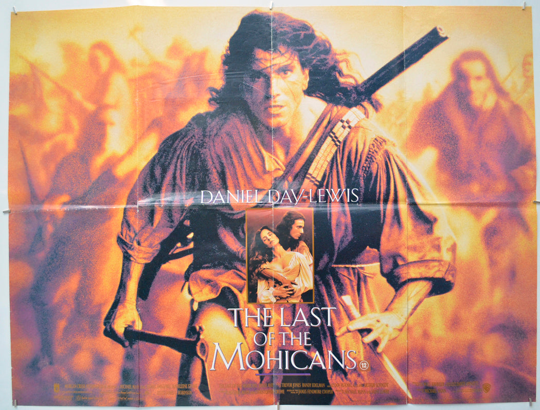 Last Of The Mohicans  <h2>Original Quad Poster - Film Poster - Movie Poster