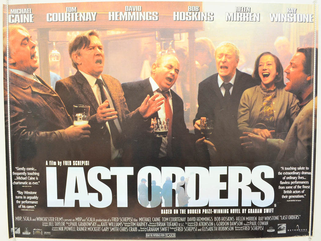 Last Orders Original Quad Poster - Film Poster - Movie Poster  