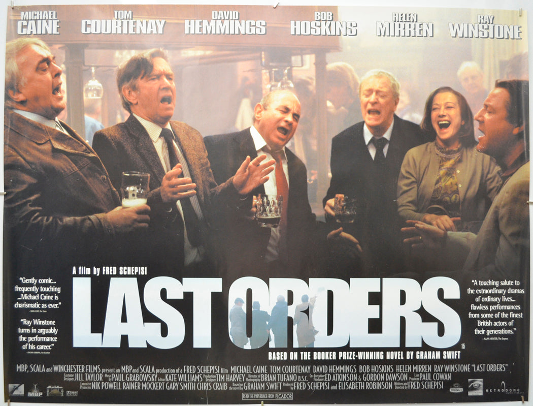 Last Orders - Original Quad Poster - Film Poster - Movie Poster