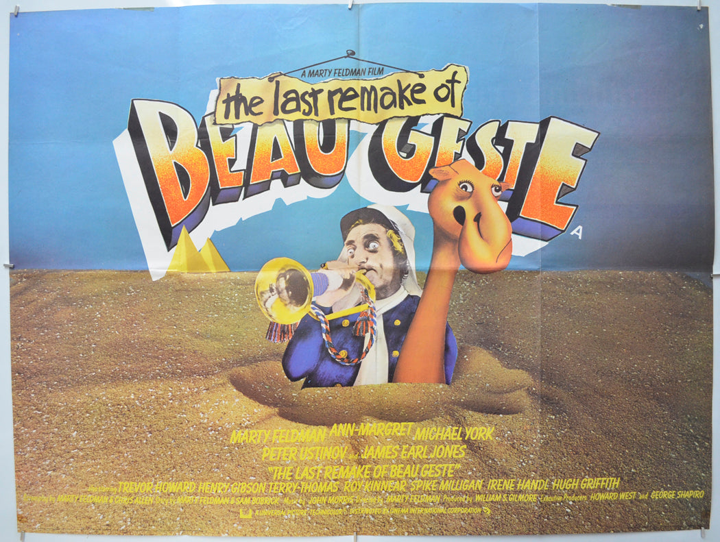 The Last Remake Of Beau Geste Original Quad Poster - Film Poster - Movie Poster