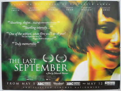 The Last September Original Quad Poster - Film Poster - Movie Poster