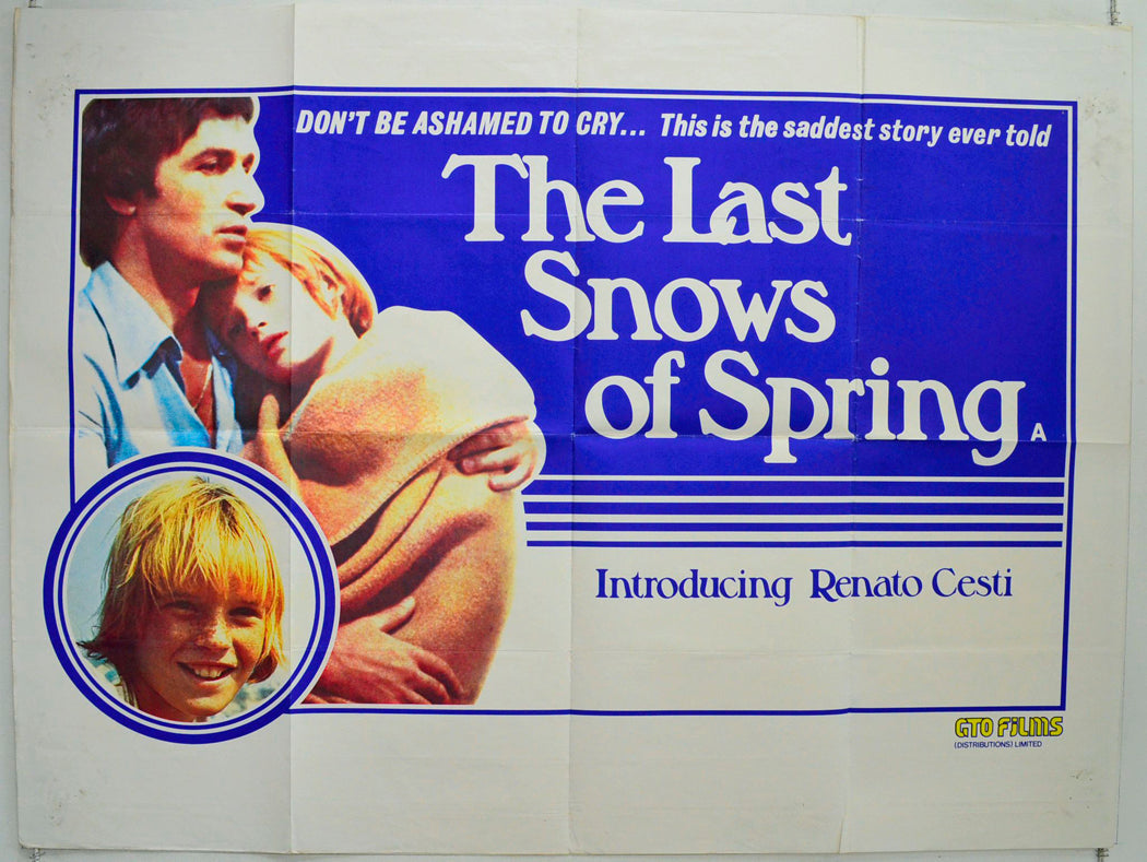 The Last Snows Of Spring  (a.k.a. L'ultima neve di primavera)   Original British Quad Poster - Film Poster - Movie Poster 